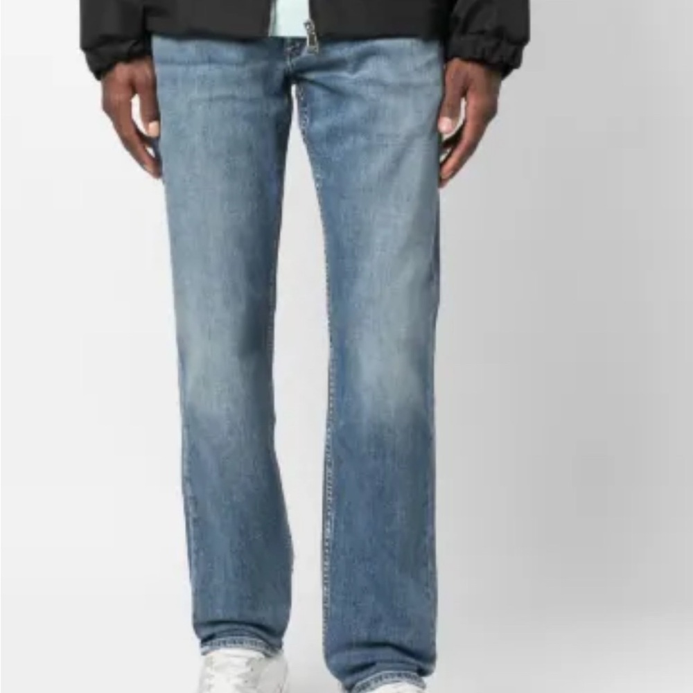 Rag & Bone Men's Classic Fit Straight Jeans Blue Size 40 29 Inseam Button Fly